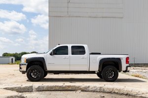Chevrolet Silverado 3500 HD Fender Flares - Rough Country - Pocket - Graystone - '07-'14
